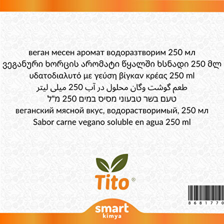 Vegan Et Aroması Suda Çözünür 250 ml