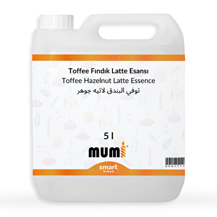 Toffee Fındık Latte Mum Esansı 5 litre