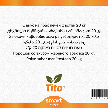 Toz Kavrulmuş Yer Fıstığı Aroması 20 kg