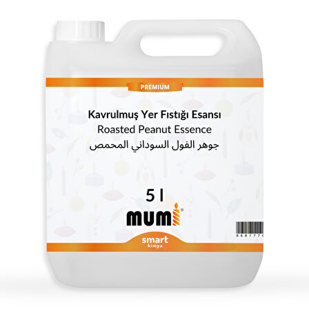 Premium Kavrulmuş Yer Fıstığı Mum Esansı 5 litre