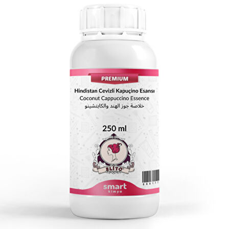 Premium Hindistan Cevizli Kapuçino Esansı 250 ml