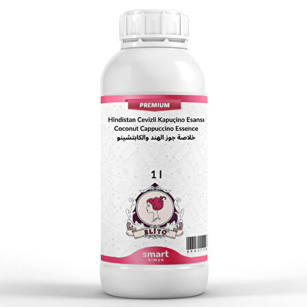 Premium Hindistan Cevizli Kapuçino Esansı 1 litre