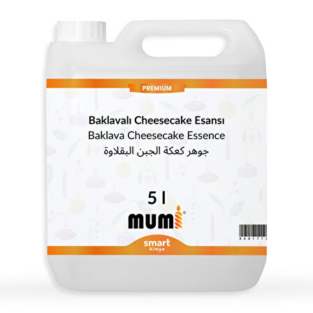 Premium Baklavalı Cheesecake Mum Esansı 5 litre