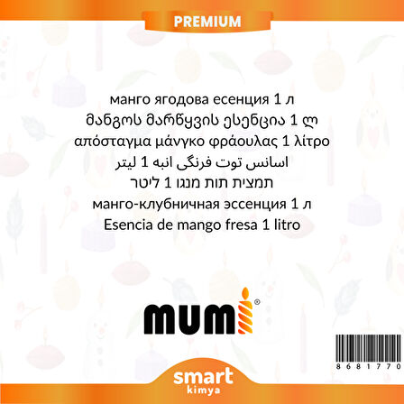 Premium Karamelli Latte Mum Esansı 1 litre