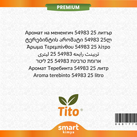 Premium Menengiç Aroması 54983 25 litre