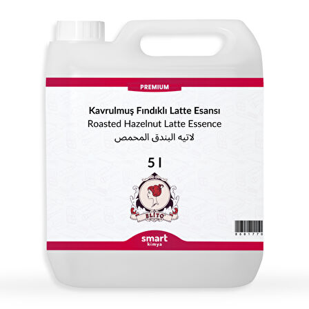 Premium Kavrulmuş Fındıklı Latte Esansı 5 litre