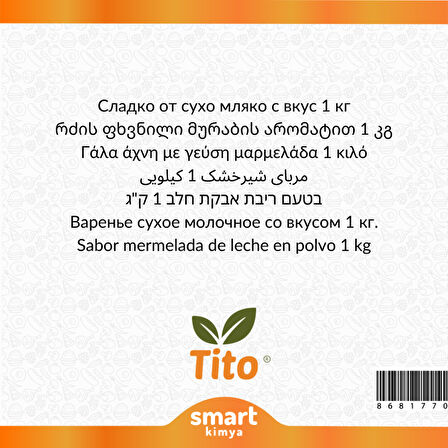 Toz Süt Reçeli Aroması 1 kg