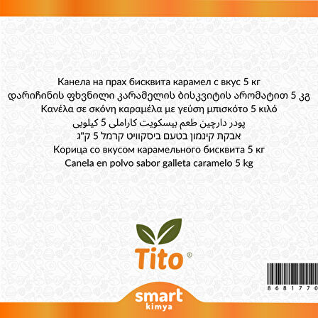 Toz Tarçınlı Karamelli Bisküvi Aroması 5 kg