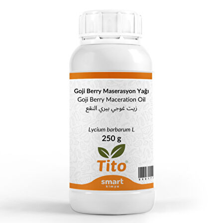 Goji Berry Maserasyon Yağı Lycium barbarum L 250 g