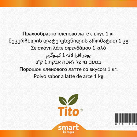 Toz Akçaağaçlı Latte Aroması 1 kg