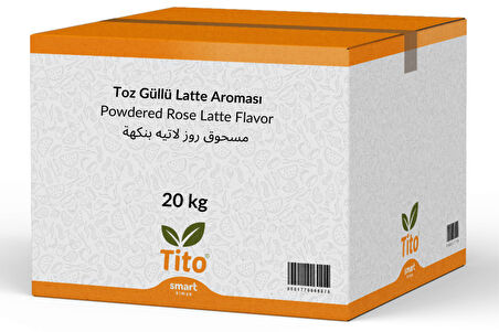 Toz Güllü Latte Aroması 20 kg