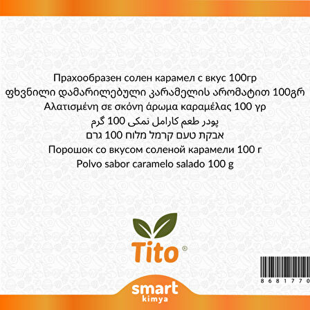 Toz Tuzlu Karamel Aroması 100 g