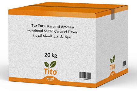Toz Tuzlu Karamel Aroması 20 kg