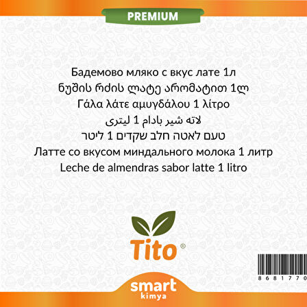 Premium Badem Sütlü Latte Aroması 1 litre