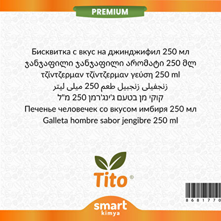 Premium Kurabiye Adam Gingerman Aroması 250 ml