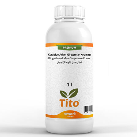 Premium Kurabiye Adam Gingerman Aroması 1 litre