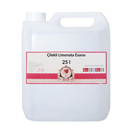 Çilekli Limonata Esansı 25 litre