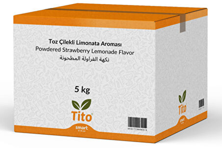 Toz Çilekli Limonata Aroması 5 kg