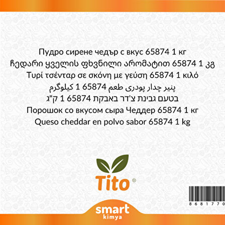Toz Kaşar Peyniri Aroması 65874 1 kg