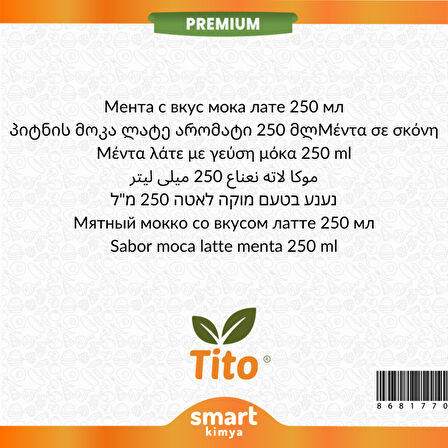 Premium Naneli Mocha Latte Aroması 250 ml