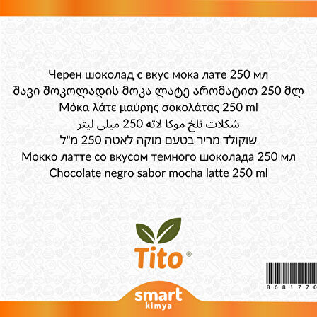 Bitter Çikolatalı Mocha Latte Aroması 250 ml