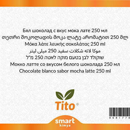 Beyaz Çikolatalı Mocha Latte Aroması 250 ml