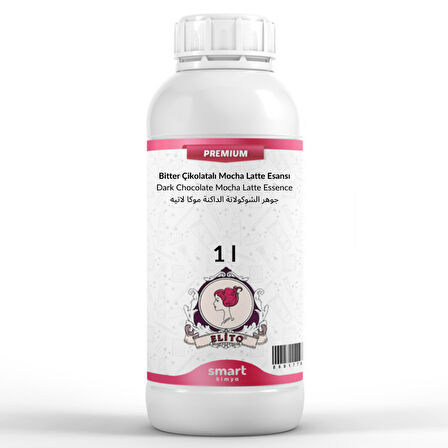 Premium Bitter Çikolatalı Mocha Latte Esansı 1 litre