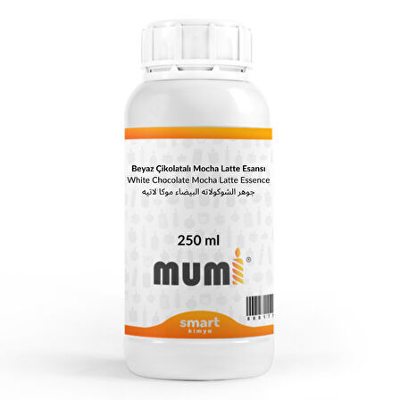 Beyaz Çikolatalı Mocha Latte Mum Esansı 250 ml
