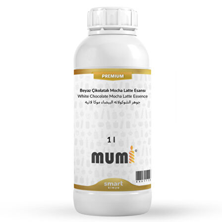 Premium Beyaz Çikolatalı Mocha Latte Mum Esansı 1 litre