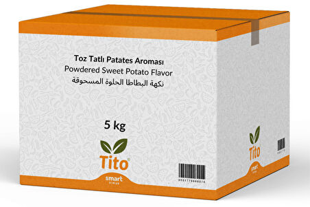 Toz Tatlı Patates Aroması 5 kg