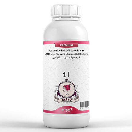 Premium Karamelize Bisküvili Latte Esansı 1 litre