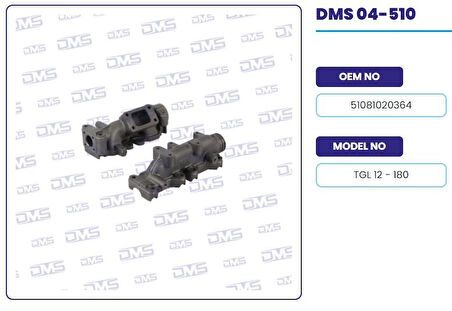 Man Truck Egzoz Manıfoldu Takım Man Tgl D0834 Euro 5 - Demosan 04-510