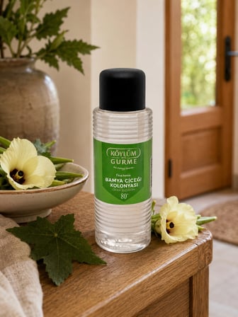 Köylüm Gurme Taşova Bamya Çiçeği Kolonyası 80° Plastik Şişe 250 ml