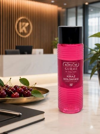 Köylüm Gurme Kiraz Kolonyası 80° Plastik Şişe 250 ml
