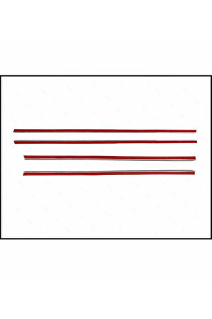 Chevrolet Aveo Hb Krom Cam Çıtası 4 Parça 2011 Üzeri P.çelik