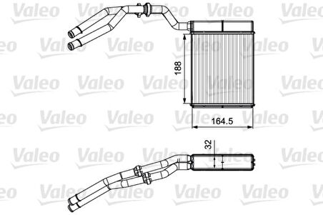 Ford Kalorıfer Radyatoru Mondeo IV 07>14 S Max Galaxy 06>15 - Valeo 811515