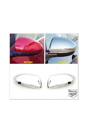 Chevrolet Cruze Krom Ayna Kapağı 2 Parça 2009 Ve Üzeri Paslanmaz Çelik (HB SEDAN UYUMLU)