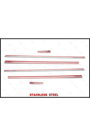 Chevrolet Cruze Hb Krom Cam Çıtası 6 Parça 2011 Ve Üzeri Paslanmaz Çelik