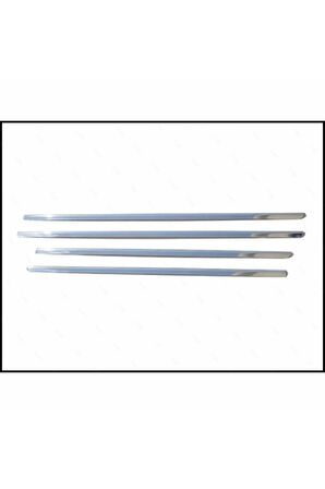 Chevrolet Aveo Sedan Krom Cam Çıtası 4 Parça P.çelik 2011 Üzeri Uyumlu