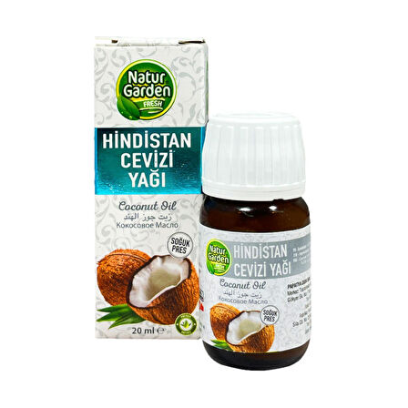 Natur Garden Hindistan Cevizi Yağı 20 ml e