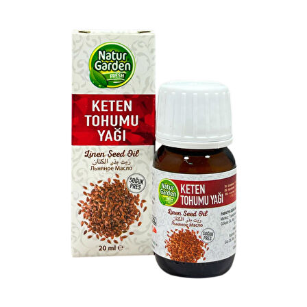 Natur Garden Keten Tohumu Yağı 20 ml e