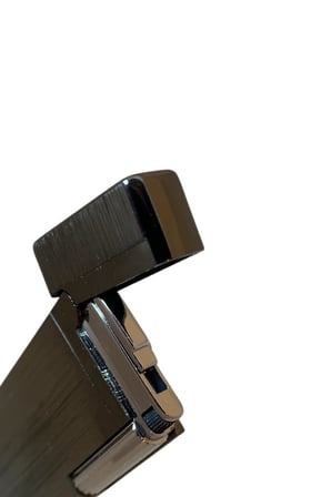 Fırçalı Gunmetal Slim Soft Flame Çakmak - TR6689