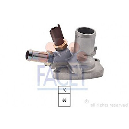 Chrysler Termostat (komple) / (88c) Albea Doblo Linea Punto İdea Bravo 500 1.4 Benzinli (musurlu) - Facet 7.8699