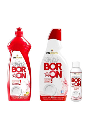  Jel Bulaşık Makinesi 820 Ml + 110 Ml Doğal Parlatıcı + Sıvı Elde Bulaşık 650 Ml