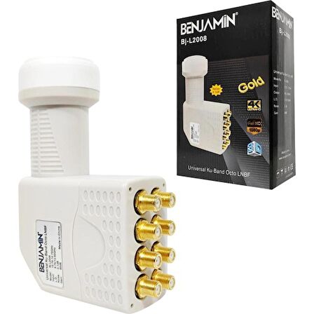 Benjamin BJ-L2008 Lnb Sekizli (Octo) Gold 0.1db 3D 4K