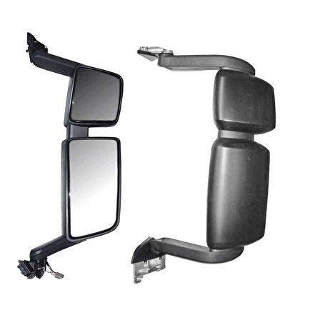 İveco Truck Dis Dikiz Aynası Sol Motorlu Kisa Kollu (370mm) - İveco / Stralıs Ym (24v) - Servet S146 130