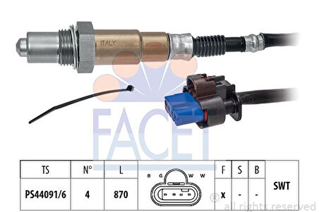 Ford Oksıjen Sensoru Fiesta VII 1.1 Ti -1.5ti  Vct  10/19> - Facet 10.8511