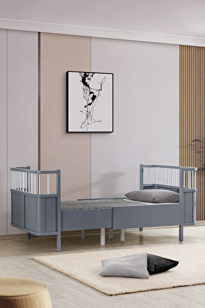 MDF Beşik, Siesta Büyüyen Beşik 90x130 - Siesta Karyola 90x190