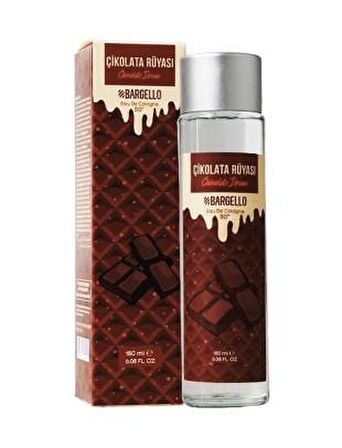 Bargello 180 ML 80° Cam Dökme Kapak Çikolata Kolonya