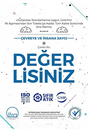 IHLAMUR Sakinliği 180 Ml Cam Şişe Dökme Kolonya Edc